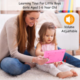 Baby Learning Tablet Educational Mini Pads Toys Touch Learn Toddler Tablet For ABC Numbers Words Gift For Boys Girls Aged 1-6 Year Old Kids